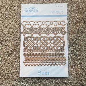 Spellbinders Stylized Border Trio Die Set